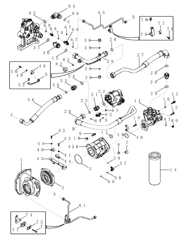 87442128R - Гидравлический насос
